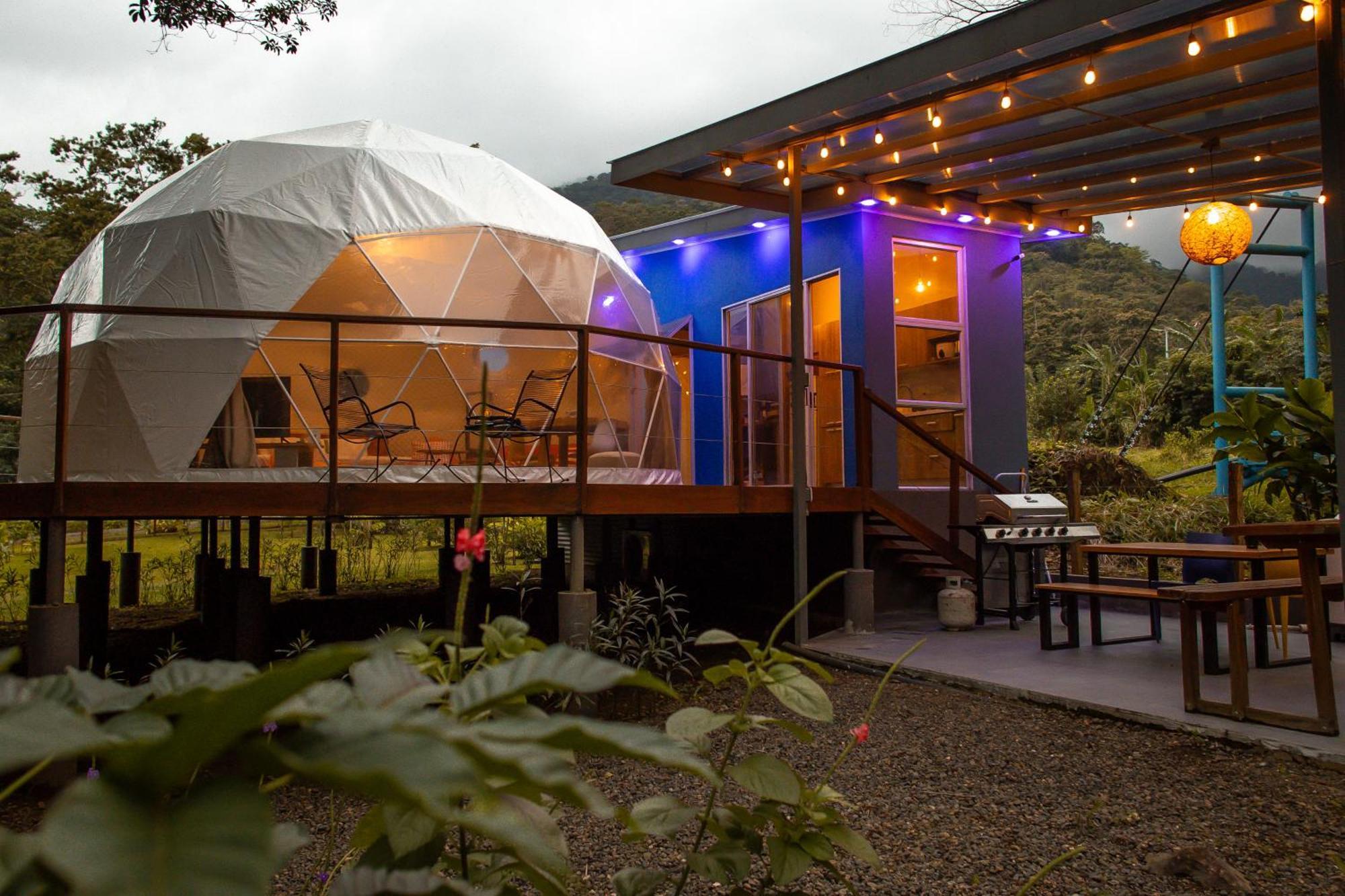 Bitzu Dome-Bijagua Riverside Glamping Εξωτερικό φωτογραφία