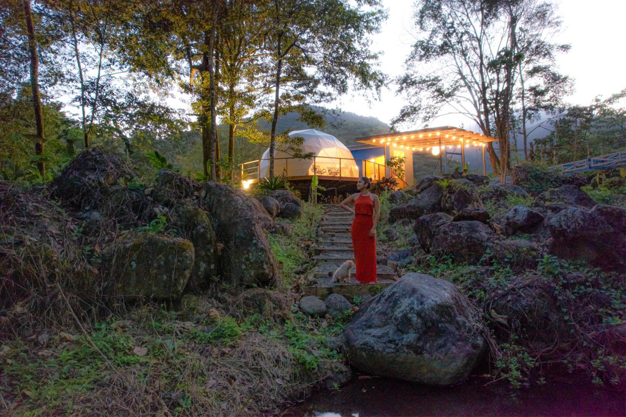 Bitzu Dome-Bijagua Riverside Glamping Εξωτερικό φωτογραφία