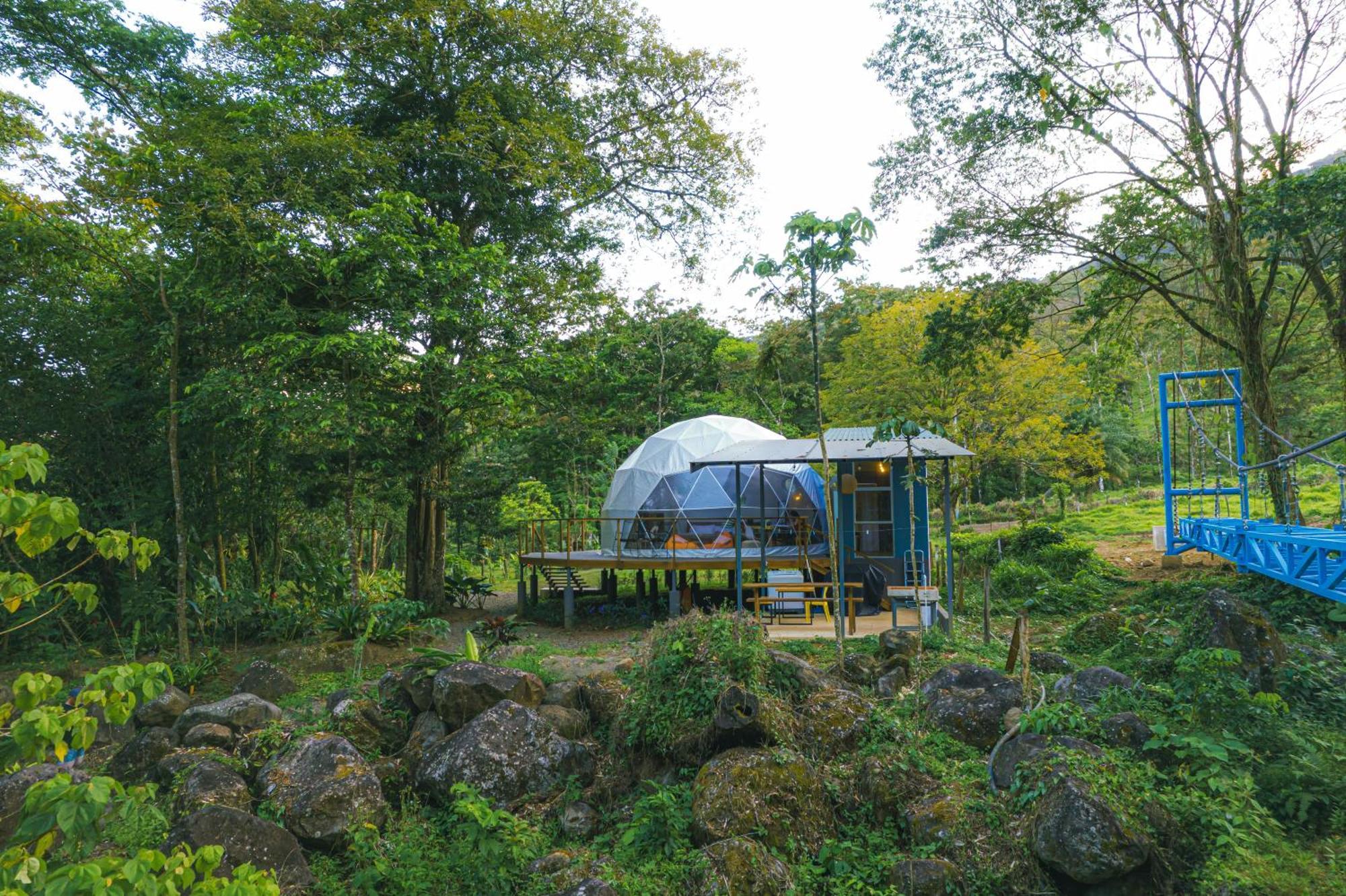 Bitzu Dome-Bijagua Riverside Glamping Εξωτερικό φωτογραφία