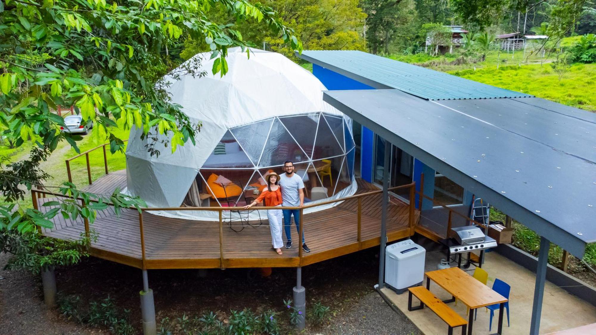 Bitzu Dome-Bijagua Riverside Glamping Εξωτερικό φωτογραφία