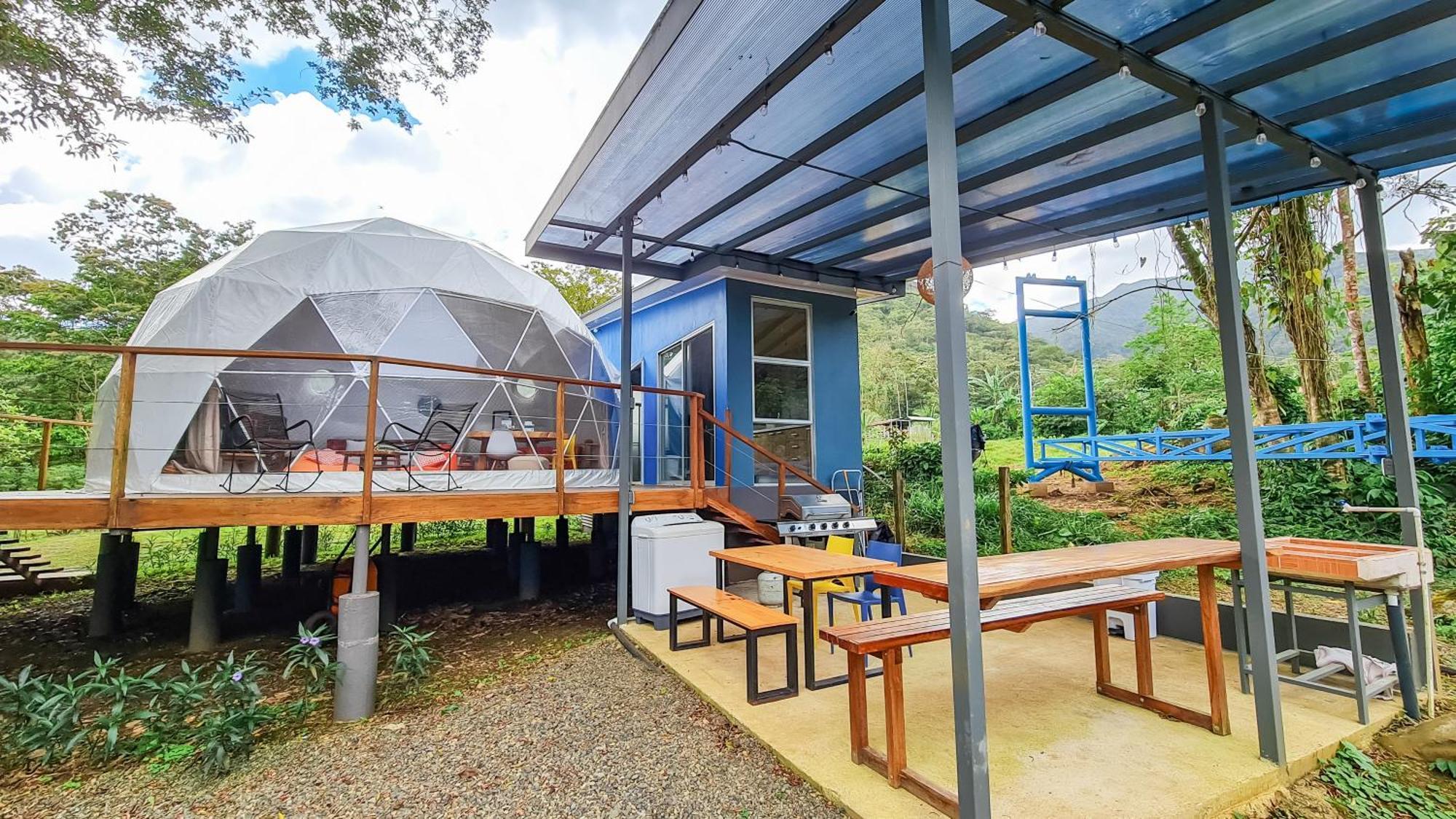 Bitzu Dome-Bijagua Riverside Glamping Εξωτερικό φωτογραφία