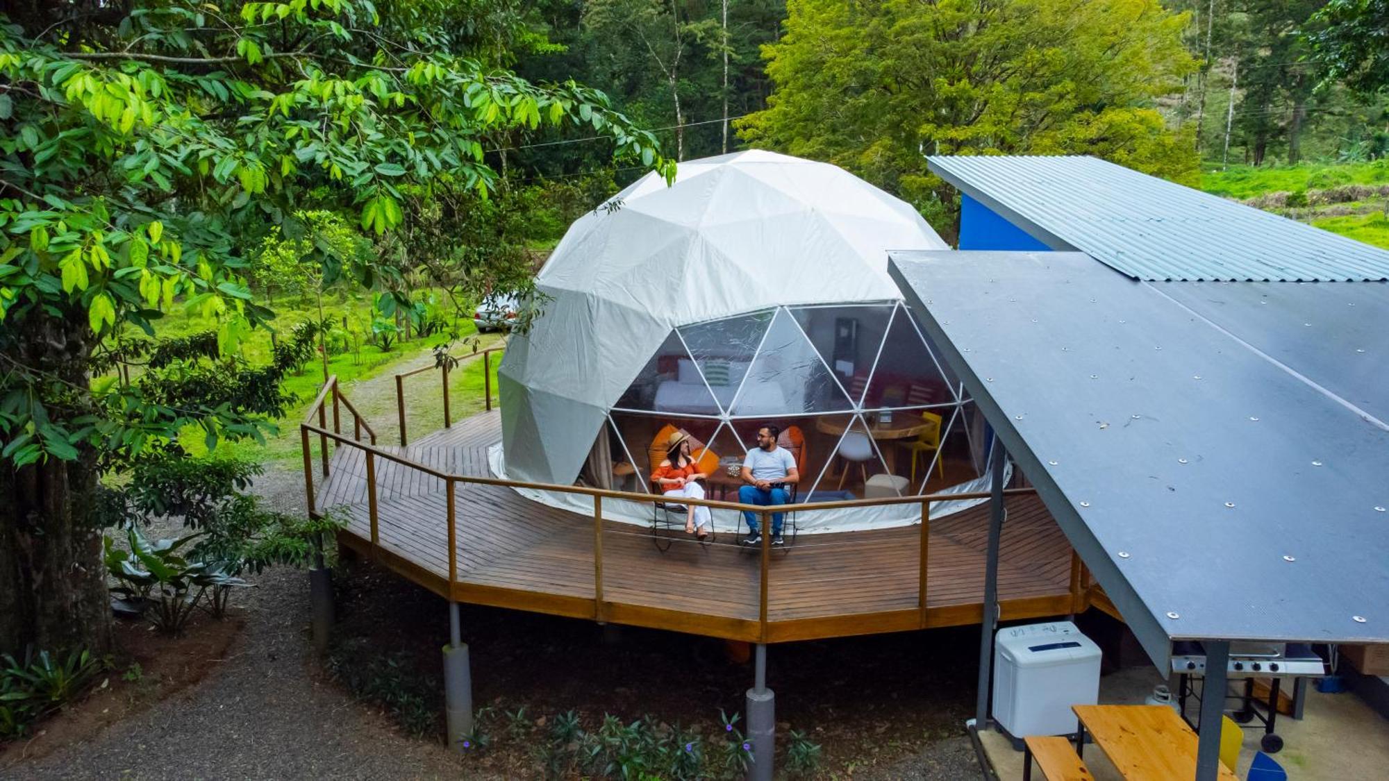 Bitzu Dome-Bijagua Riverside Glamping Εξωτερικό φωτογραφία