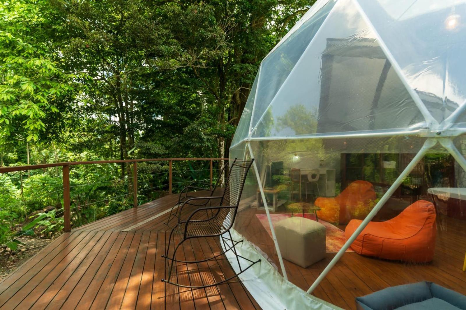 Bitzu Dome-Bijagua Riverside Glamping Εξωτερικό φωτογραφία